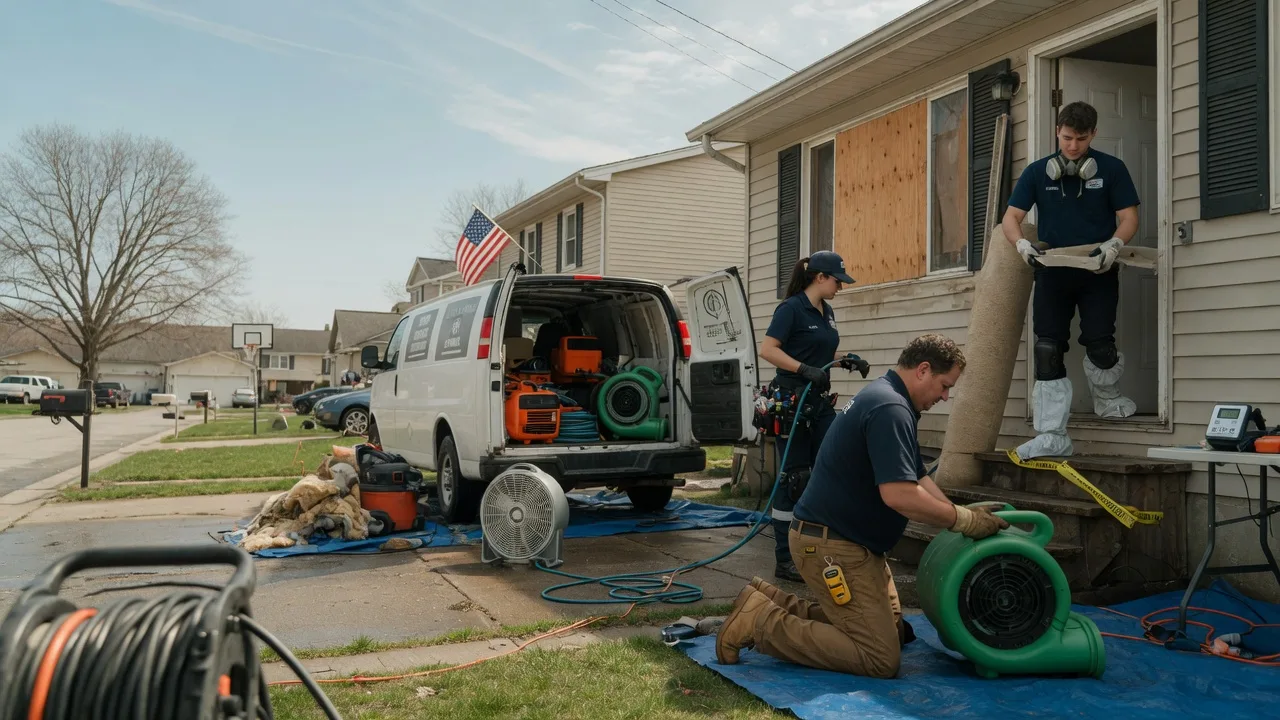Water Damage Restoration in Tipton, IN near me
